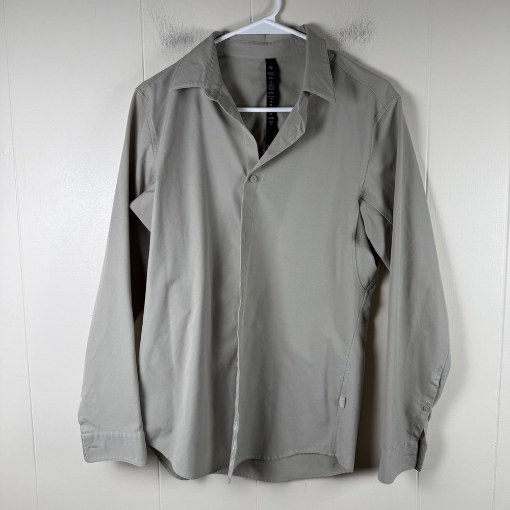 Lululemon Mens S Button Up Shirt Long Sleeve‎ Casual Button Down Retail $118